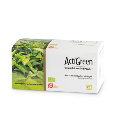 Té verde ActiGreen orgánico - 40 paquetes + 120 paquetes