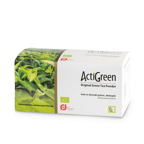 9 pack of Organic ActiGreen green tea - 40 packages