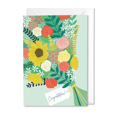 Congratulations Bouquet card