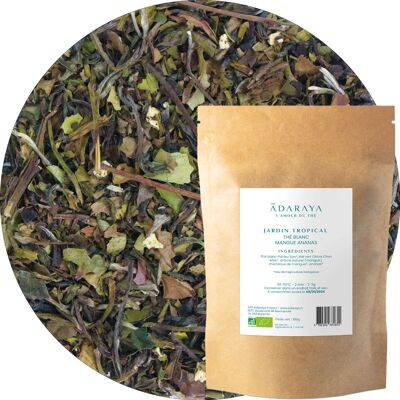 Té blanco ecológico Tropical Garden doypack 50g