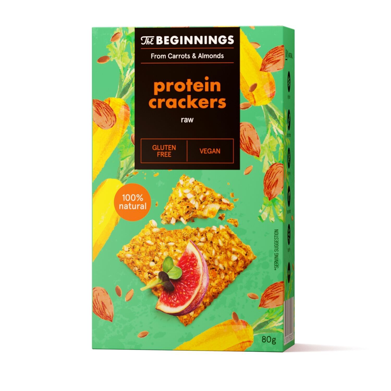 RAW Protein crackers 80 g