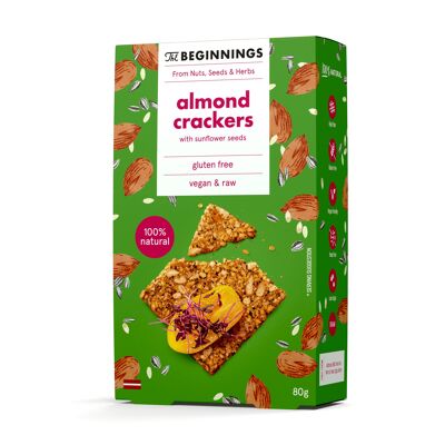 RAW Almond seed crackers 80 g