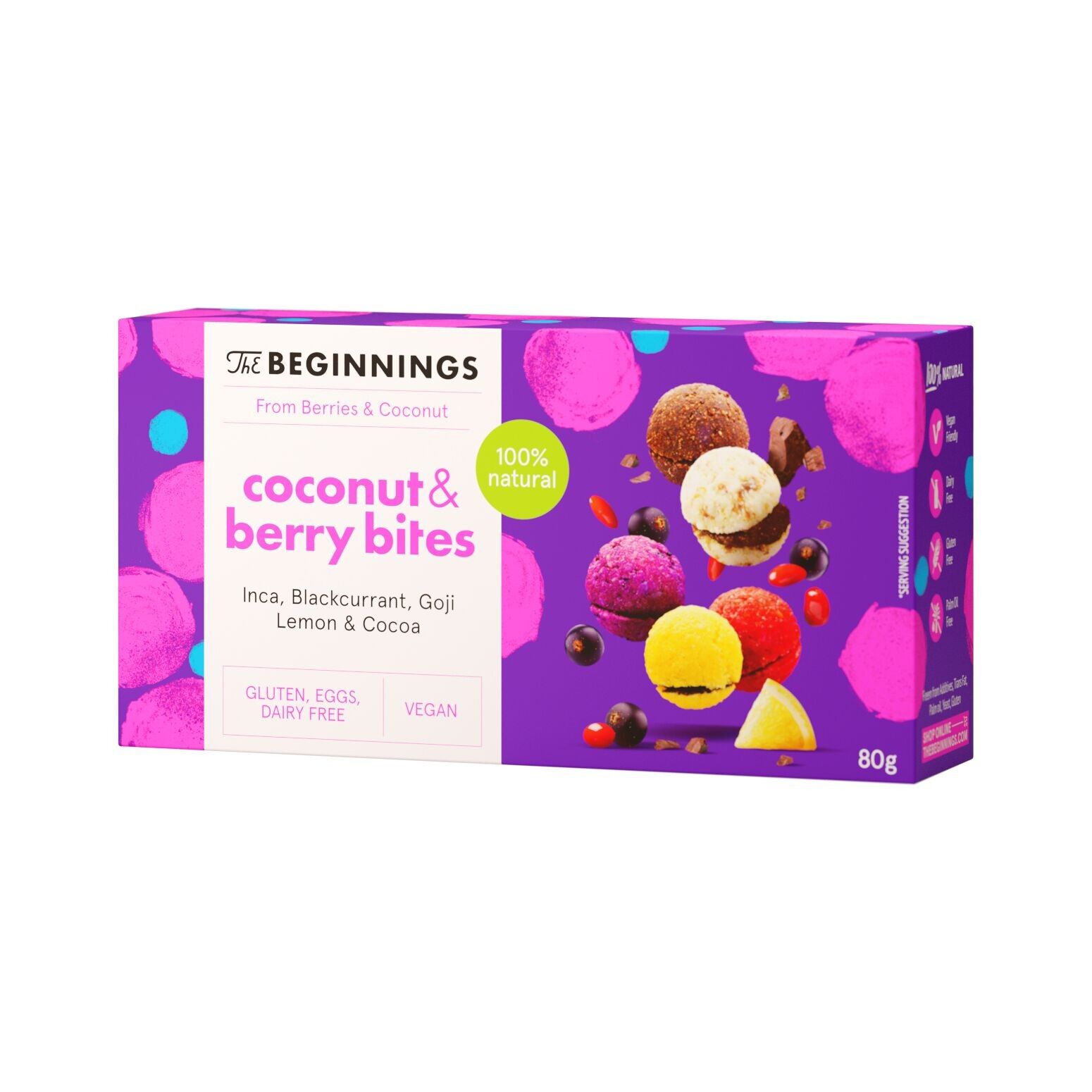 RAW Coconut & Berry Bites 80 g