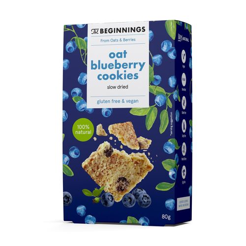 Raw Blueberry Oat Cookies 80 g