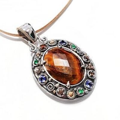 Bold opal pendant