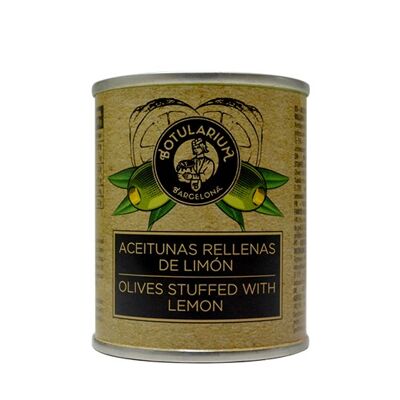 Aceitunas al limón Botularium (Pack de 10 latitas minibar)