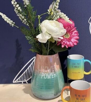 Idéal cadeau : Vase Flower Power 2