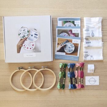 kit de broderie XXL - triple kit d'apprentissage 3