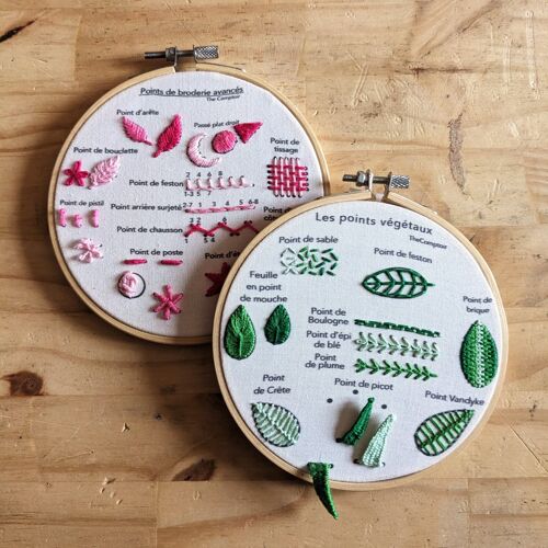 Double - Embroidery kit Advanced + Vegetaux