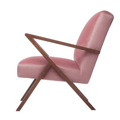 Retrostar Chair - Beech Wood, Walnut Stain - Velvet Line