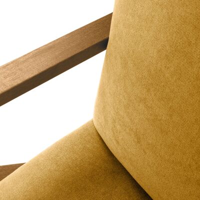 Retrostar Chair - Beech Wood, Oak Stain - Basic Line