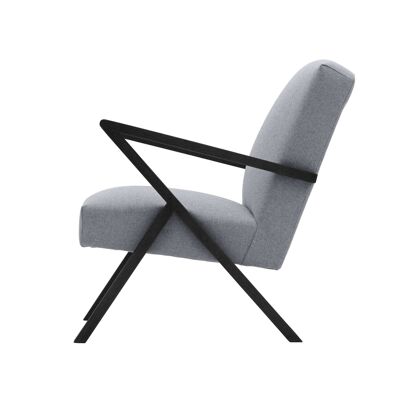 Retrostar Chair - Beech Wood, Black Lacquered - Wool Line