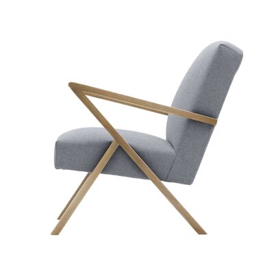 Retrostar Chair - Oak Wood, Natural - Wool Line