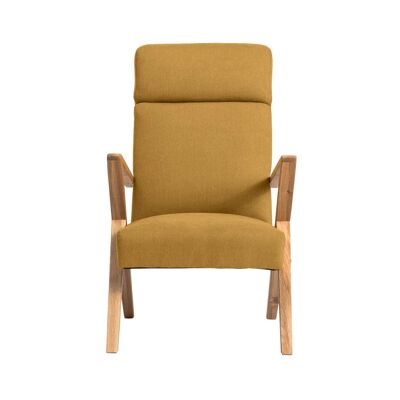 Retrostar Lounge Chair - Oak Wood, Natural - Basic Line
