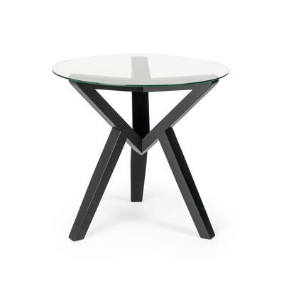 Retrostar Side Table - Black Lacquered