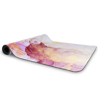 Tapis de fitness & yoga - rose aquarelle