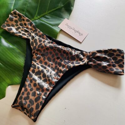 Slip leopardo laminato