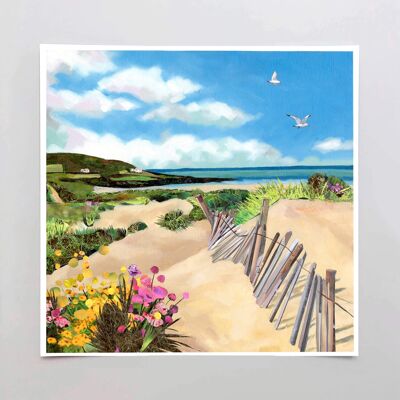 Summer in the Bay - Heavy matte paper 230gsm 40x40cm