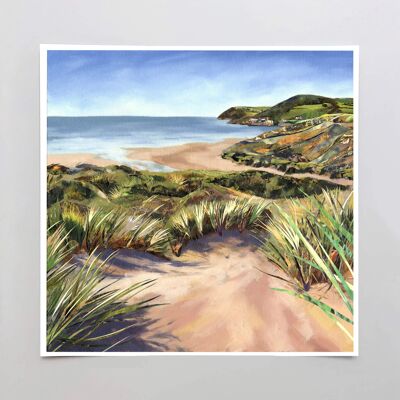 Devon Dunes - Velvet fine art 260gsm 40x40cm