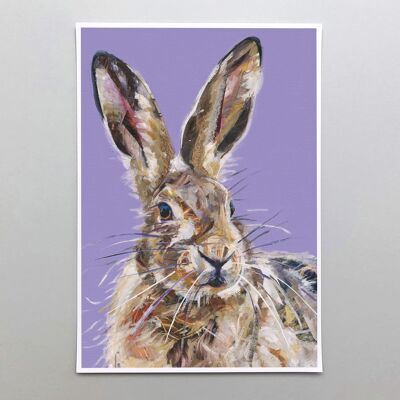 The Hare - Velvet fine art 260gsm A3