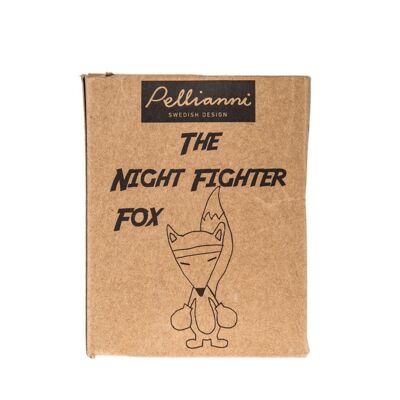 Pellianni: FOX NIGHT LIGHT 13x10x10cm, portátil, en PVC, funciona con 3 pilas AAA, no incluidas, 3+