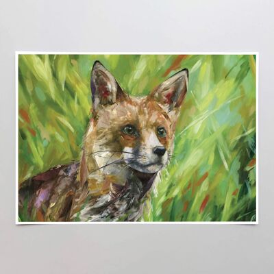 The Red Fox - Velvet fine art 260gsm A4