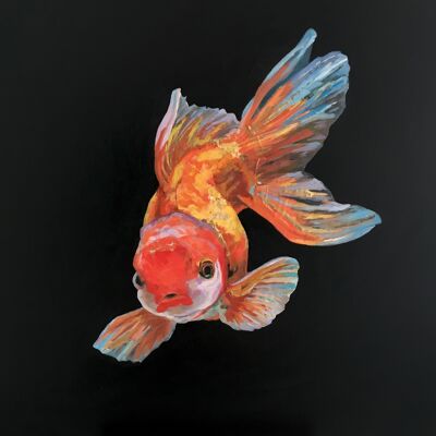 The Goldfish - Velvet fine art 260gsm 20x20cm