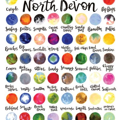 "Shades of North Devon" - Velvet fine art 260gsm A4