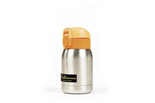 Pellianni: BOUTEILLE THERMOS ORANGE 200ml, en acier inoxydable