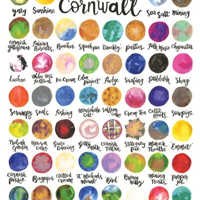 "Shades of Cornwall" - Epson watercolour paper 190gsm A3