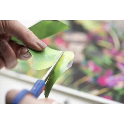 Hand Embellished "Saunton" - Hand embellished paper print A3