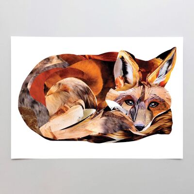 The Fox - Epson watercolour paper 190gsm A2