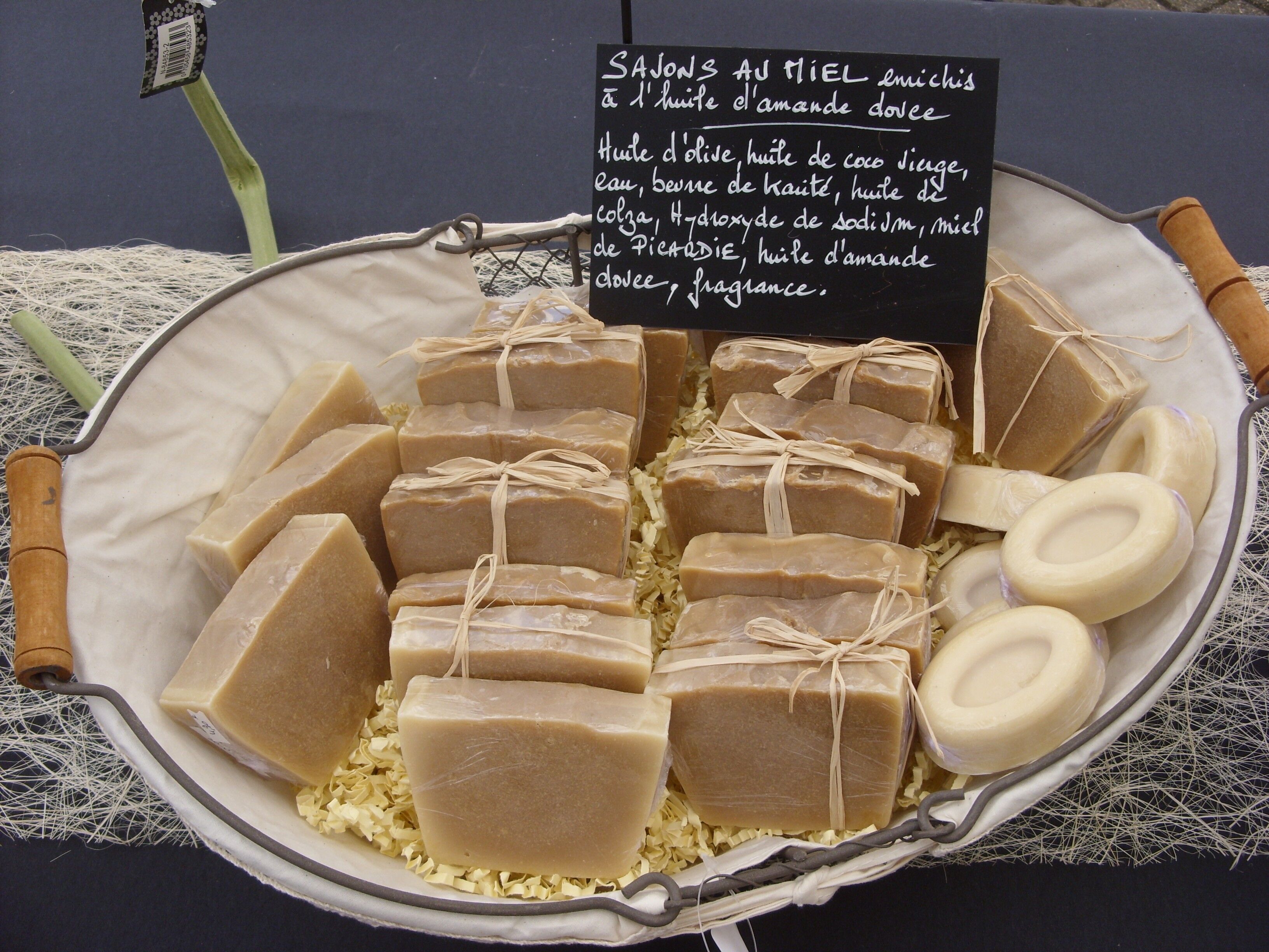 Savon Miel-amande douce - Rose