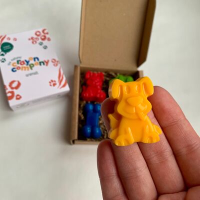Dogs Set of 4 Crayons