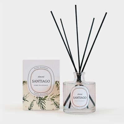 Stick diffuser. Almond scent. Santiago Collection.