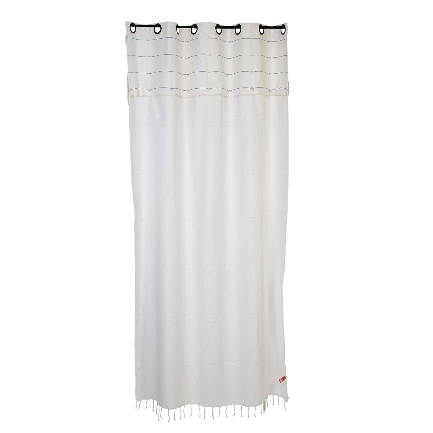 Bulk Buys OF004-48 Shower Curtain with Rings Set, 48 Piece - Walmart.com