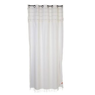 FES – White adjustable curtain.