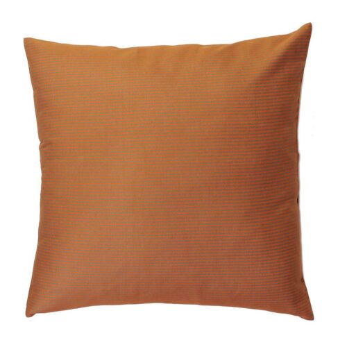 TANGER- Housse de coussin coton symétrique orange/vert 60x60