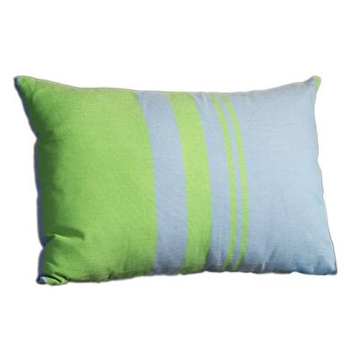 TANGER- Symmetrischer grün/blauer Kissenbezug aus Baumwolle 35x50