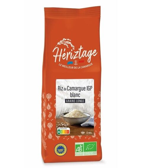 RIZ DE CAMARGUE IGP - LONG BLANC BIO 500G