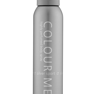 Colour Me Silver Sport - Fragrance for Men - 150ml Body Spray, by Milton-Lloyd