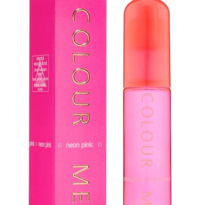 Colour Me Neon Pink - Fragrance for Women - 50ml Eau de Parfum, by Milton-Lloyd