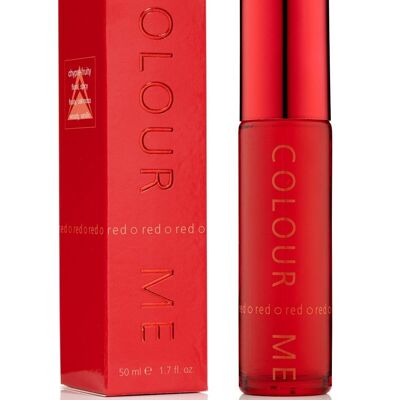 Colour Me Red - Fragrance for Women - 50ml Eau de Parfum, by Milton-Lloyd