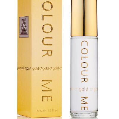 Colour Me Gold Homme - Fragrance for Men - 50ml Eau de Parfum, by Milton-Lloyd