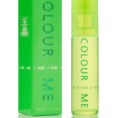 Colour Me Volt - Fragrance for Men - 50ml Eau de Parfum, by Milton-Lloyd