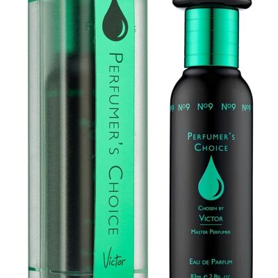 Perfumer's Choice No 9 by Victor - Fragrance for Men - 83ml EDP Eau de Parfum, by Milton-Lloyd
