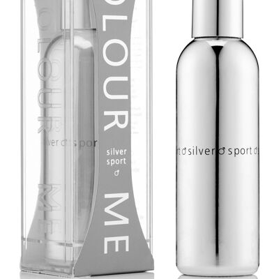 Colour Me Silver Sport - Fragrance for Men - 90ml Eau de Parfum, by Milton-Lloyd