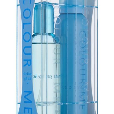 Colour Me Sky Blue - Fragrance for Women - Gift Set 100ml EDP/150ml Body Spray, by Milton-Lloyd