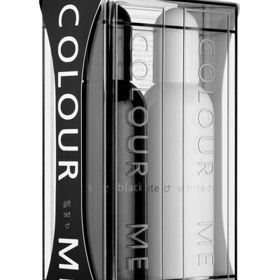 Colour Me Black & Colour Me White, 2x100ml Eau De Parfum Twin Pack by Milton-Lloyd