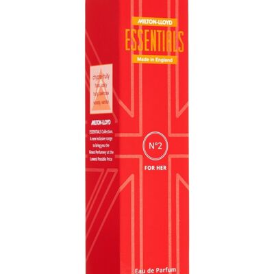 Milton-Lloyd Essentials No 2 - Fragrance for Women - 50ml Eau de Parfum